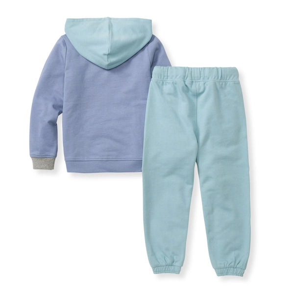 Organic Colorblocked Boy Top and Pants Set