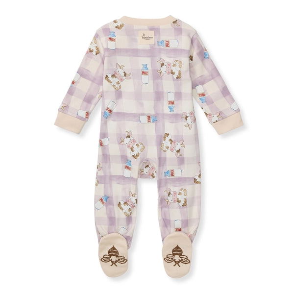 Little Moo Organic Cotton Sleep & Play - Flowering Lilac