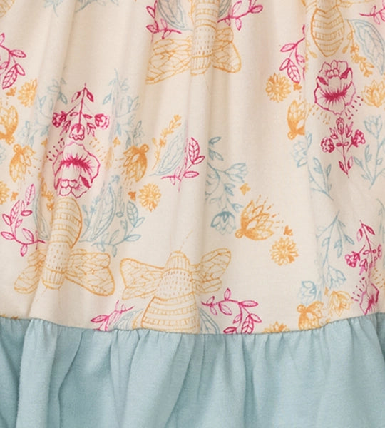 Honey Bee Toile Toddler Dress