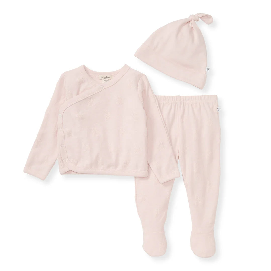 Raised Terry Bee 3 Piece Set - Ranunculus