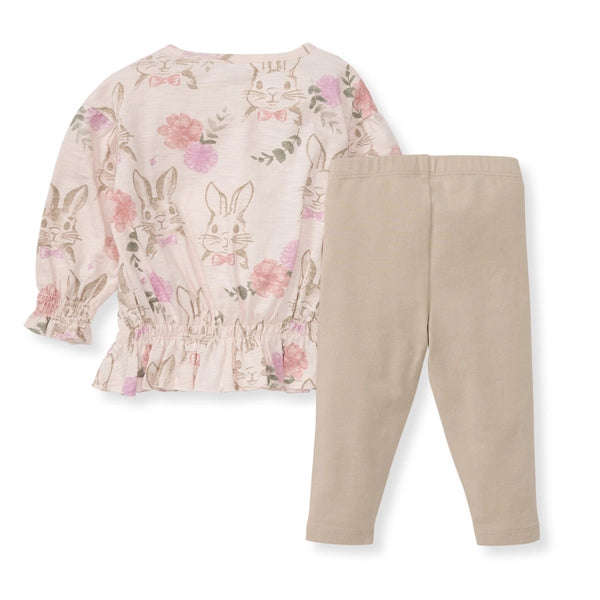 Bunny Floral Organic Cotton Set