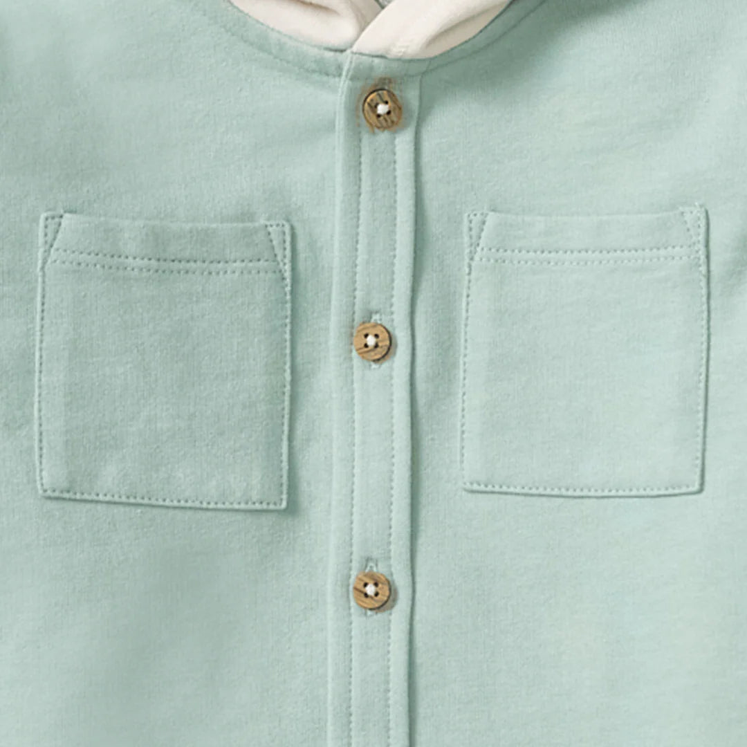 Hooded Shirt and Pants Set