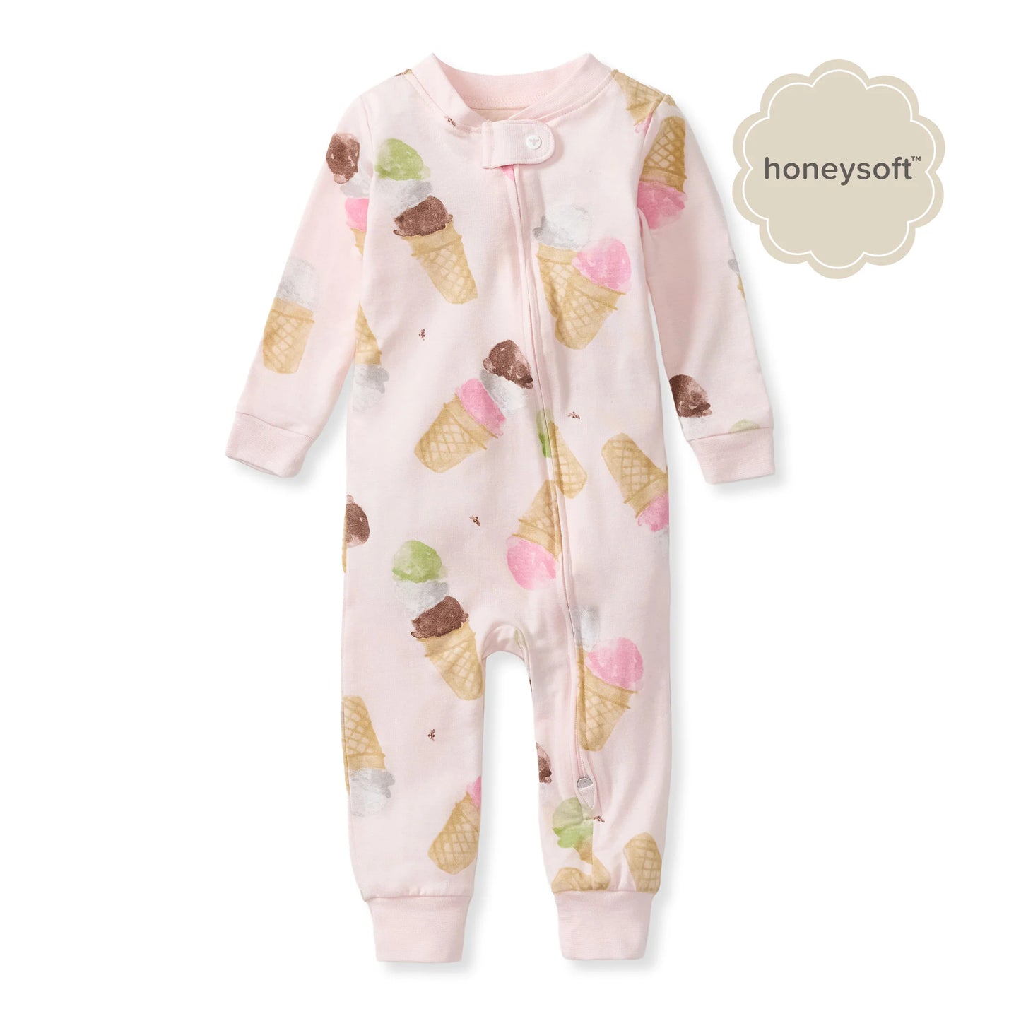 Ice Cream Cone Honeysoft Romper