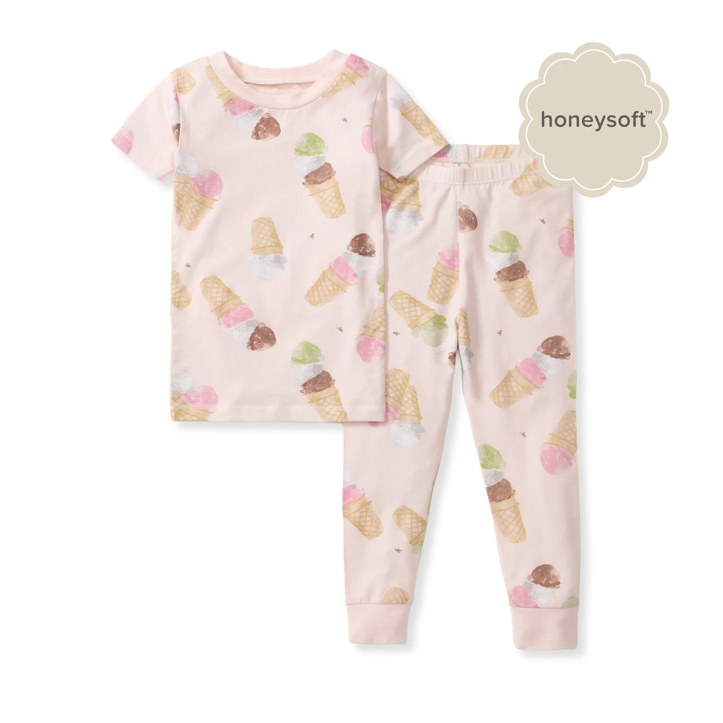 Ice Cream Cone Honeysoft PJ Set