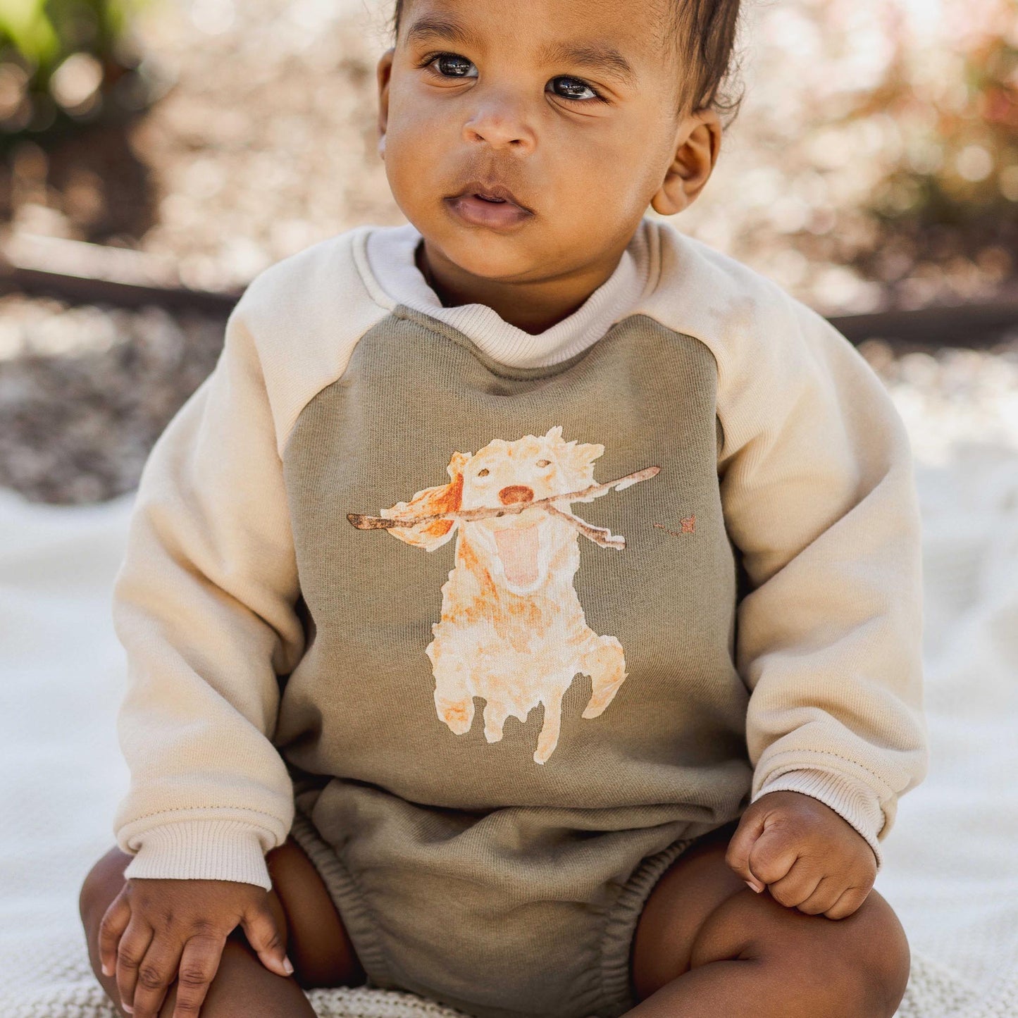 Golden Retriever Sweatshirt Bodysuit