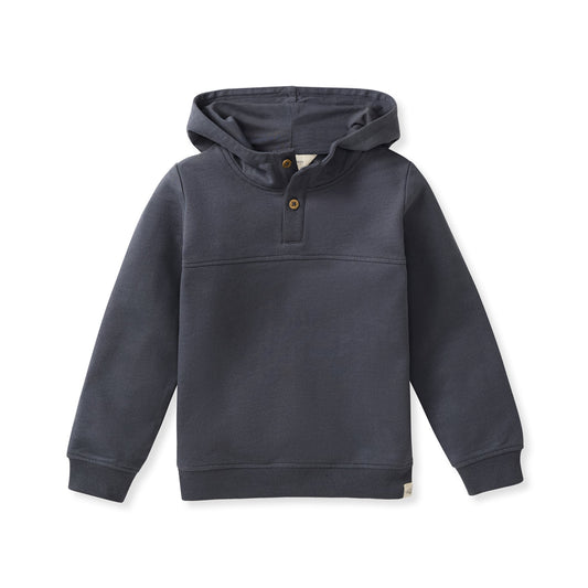 Button Placket Hoodie
