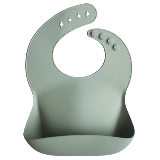 Silicone Baby Bib | Cambridge Blue