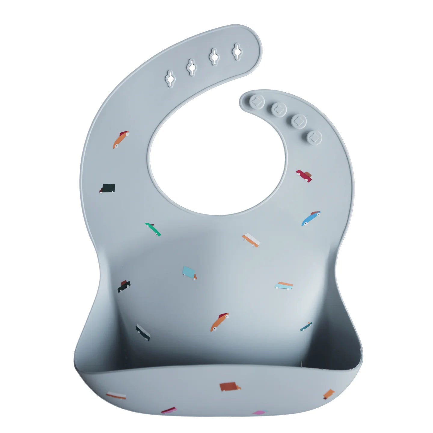 Silicone Baby Bib | Retro Cars