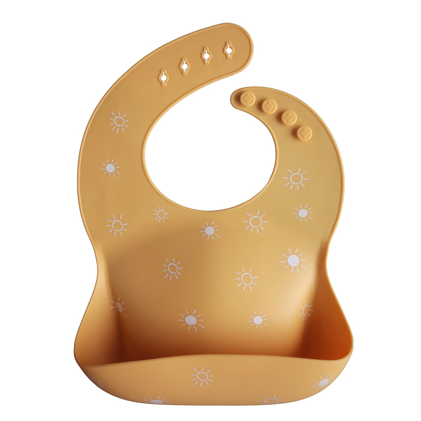 Silicone Baby Bib | Sun Orange