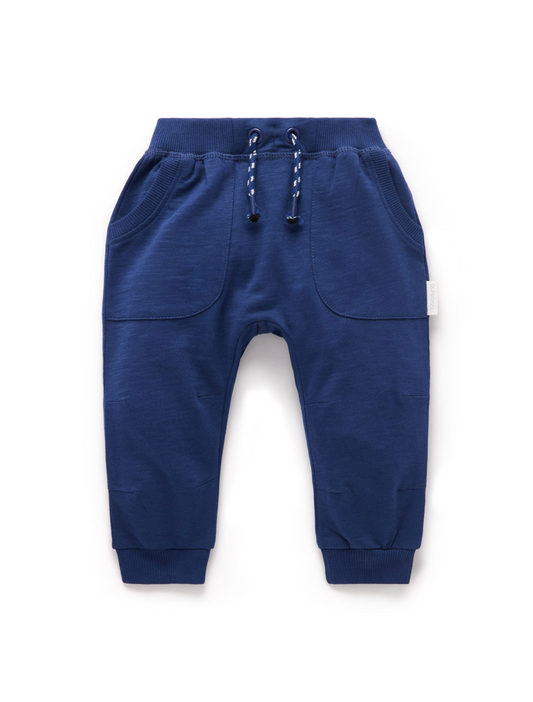 Navy Slouchy Pants