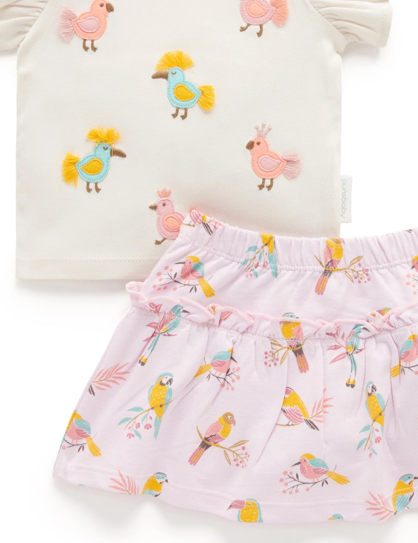 Parrot Skirt Set