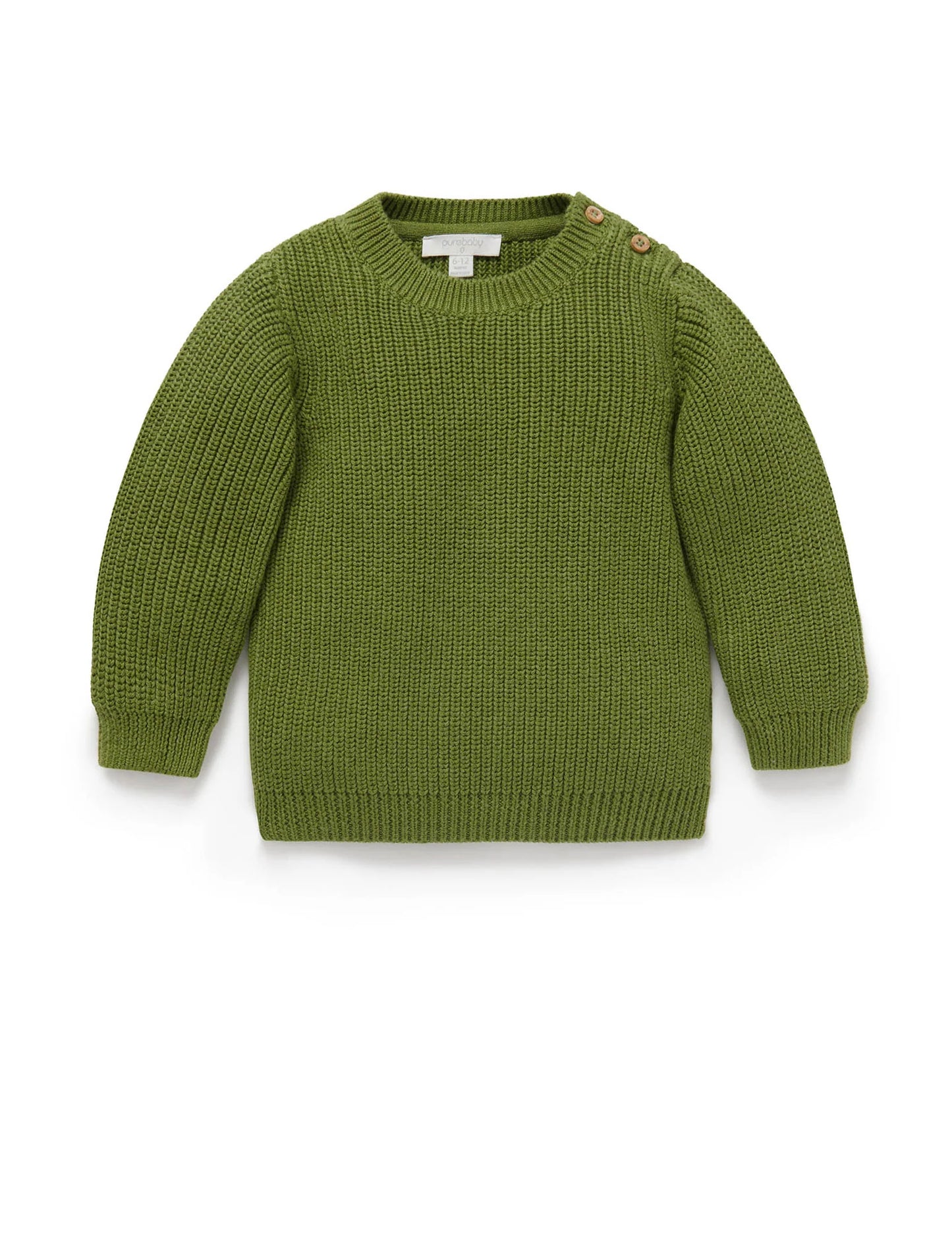 Classic Rib Jumper in Birch