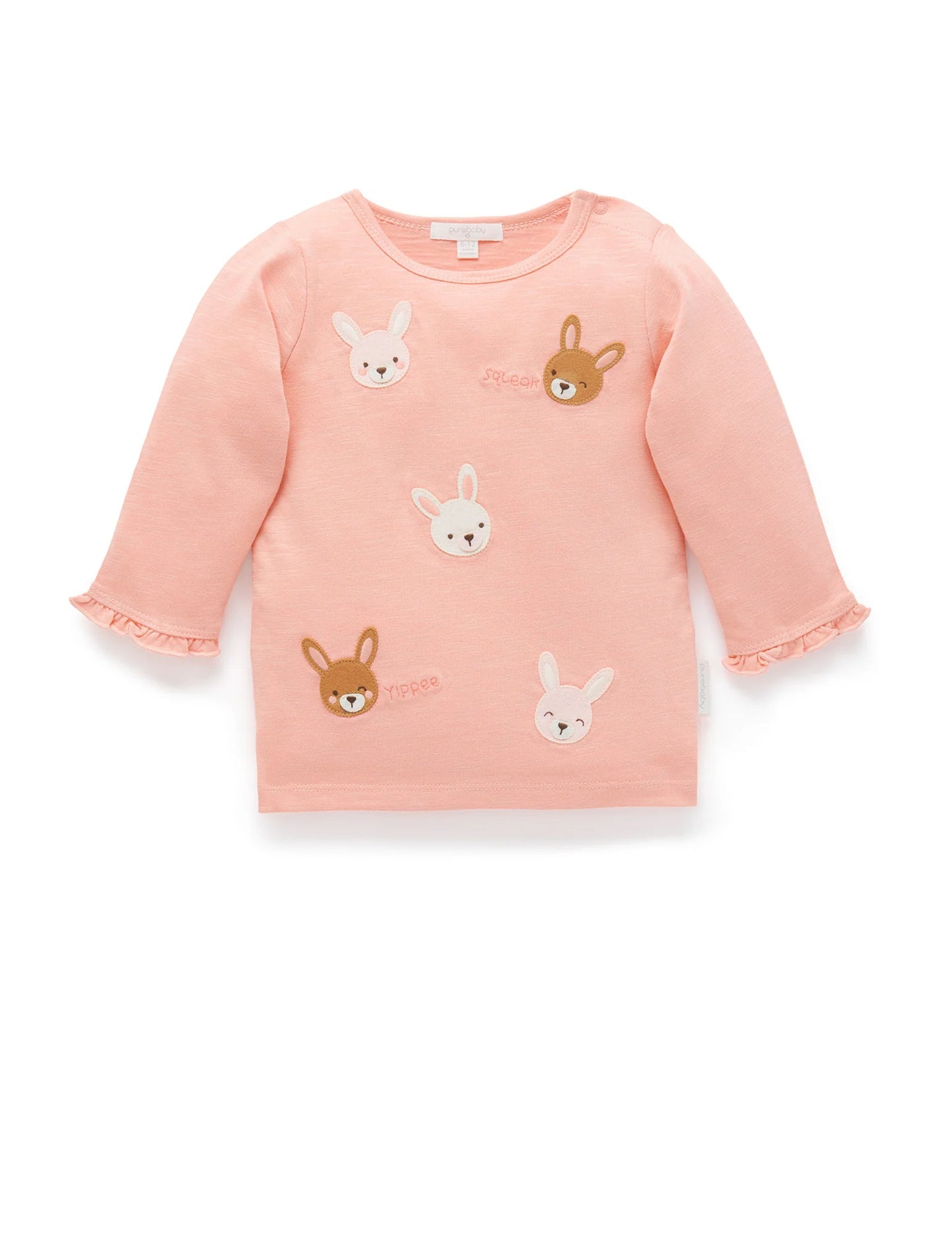 Bunny Tee - Geranium