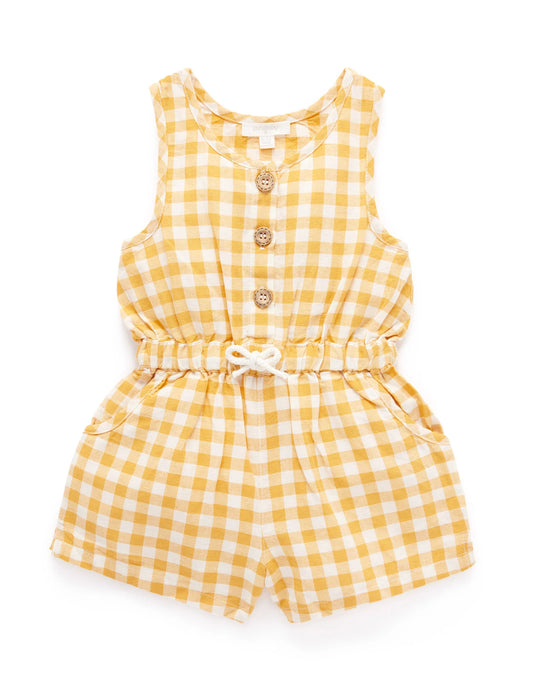 Gingham Jumpsuit
