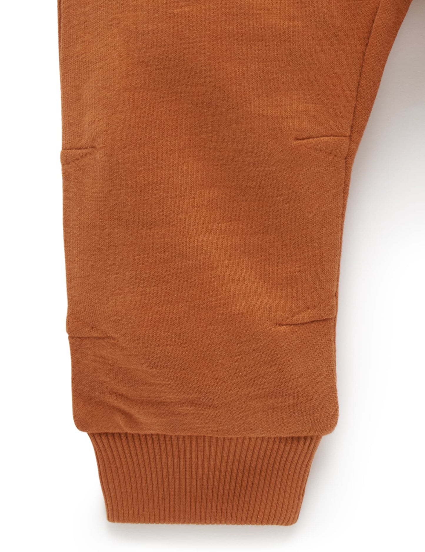 Slouchy Track Pant in Cognac