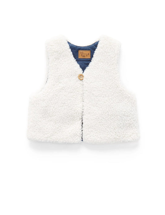 Shearling Reversible Vest