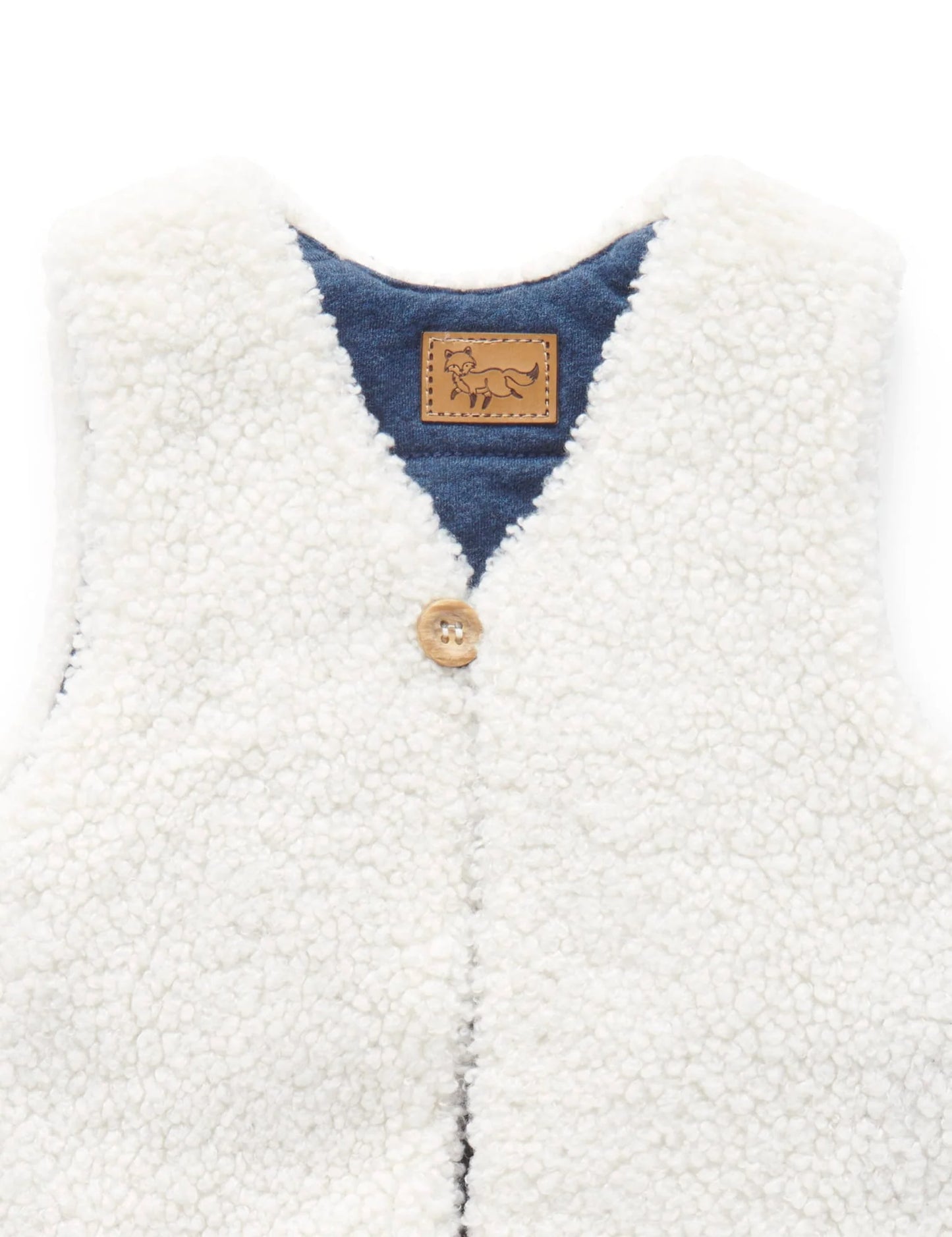 Shearling Reversible Vest