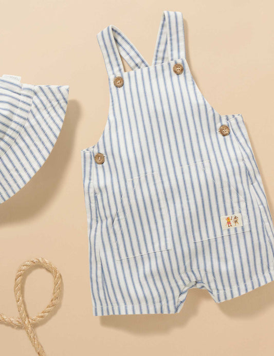 Nautical Striped Overalls