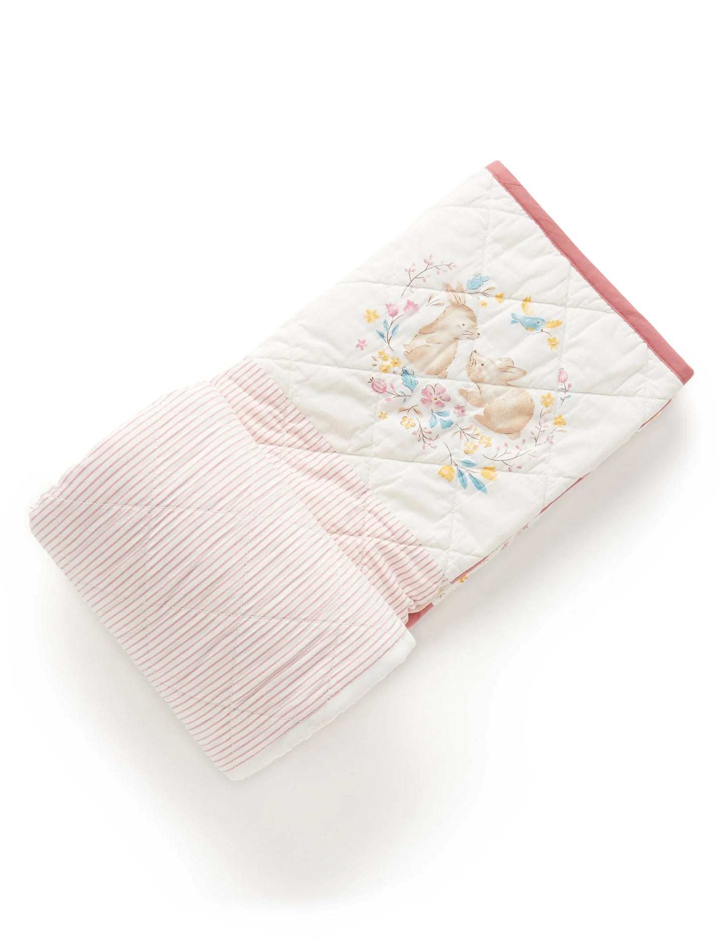 Reversible Quilted Coverlet