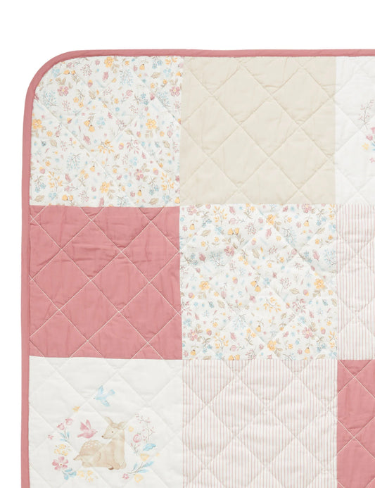 Reversible Quilted Coverlet