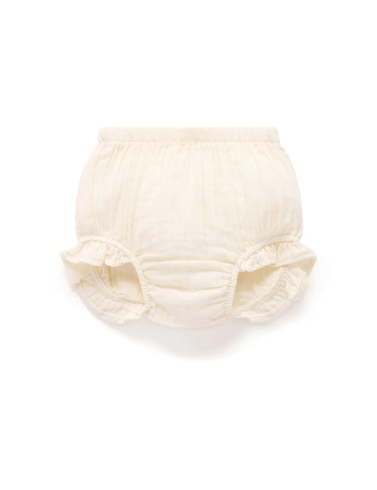 White Ruffle Bloomers
