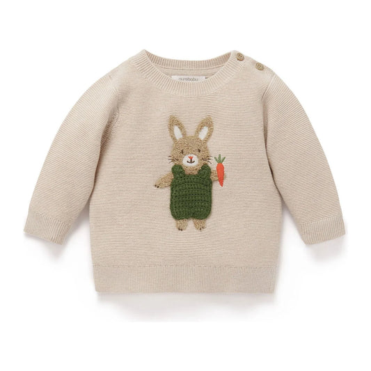 Bunny Jumper in Oatmeal