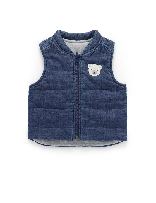 Reversible Denim Vest