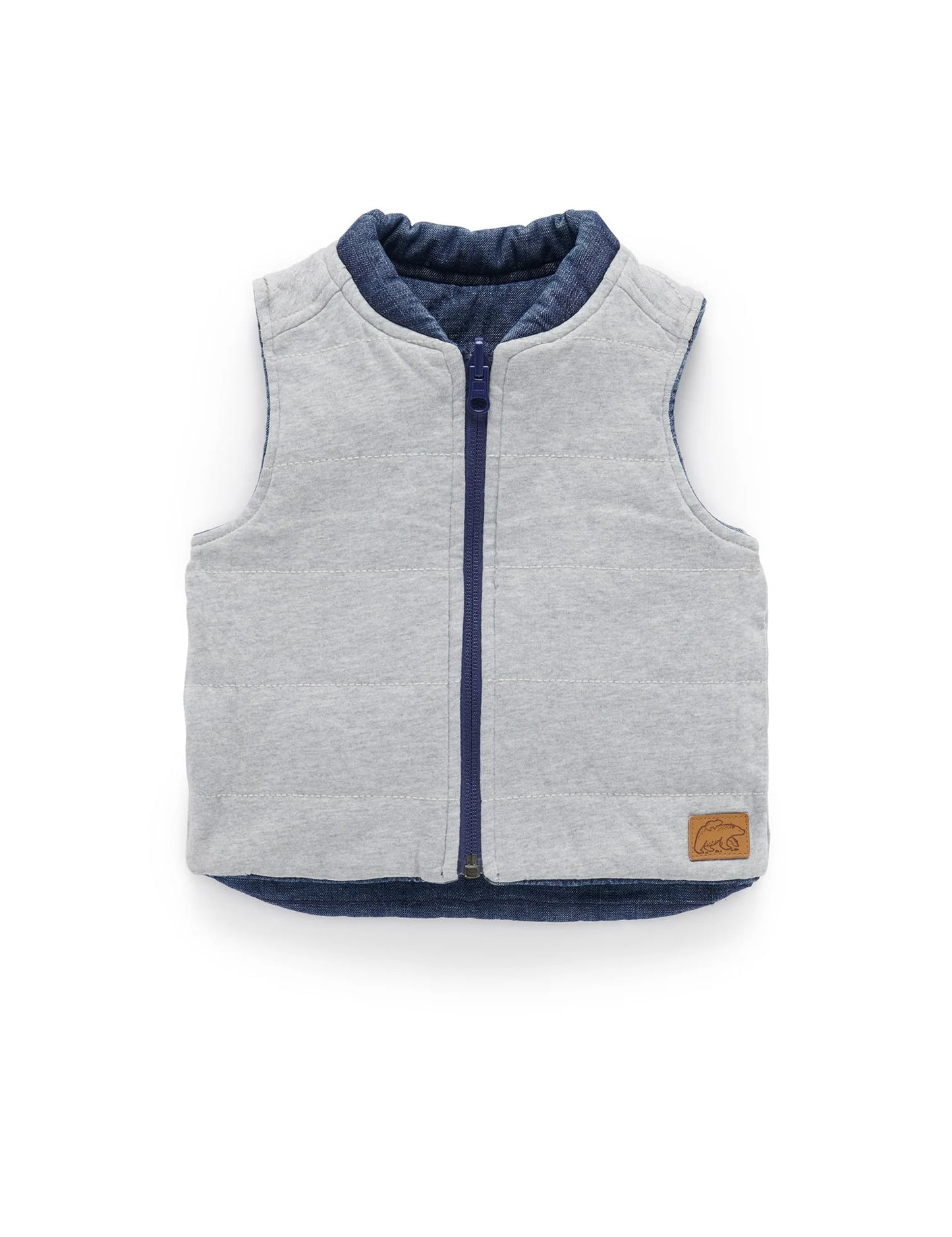 Reversible Denim Vest