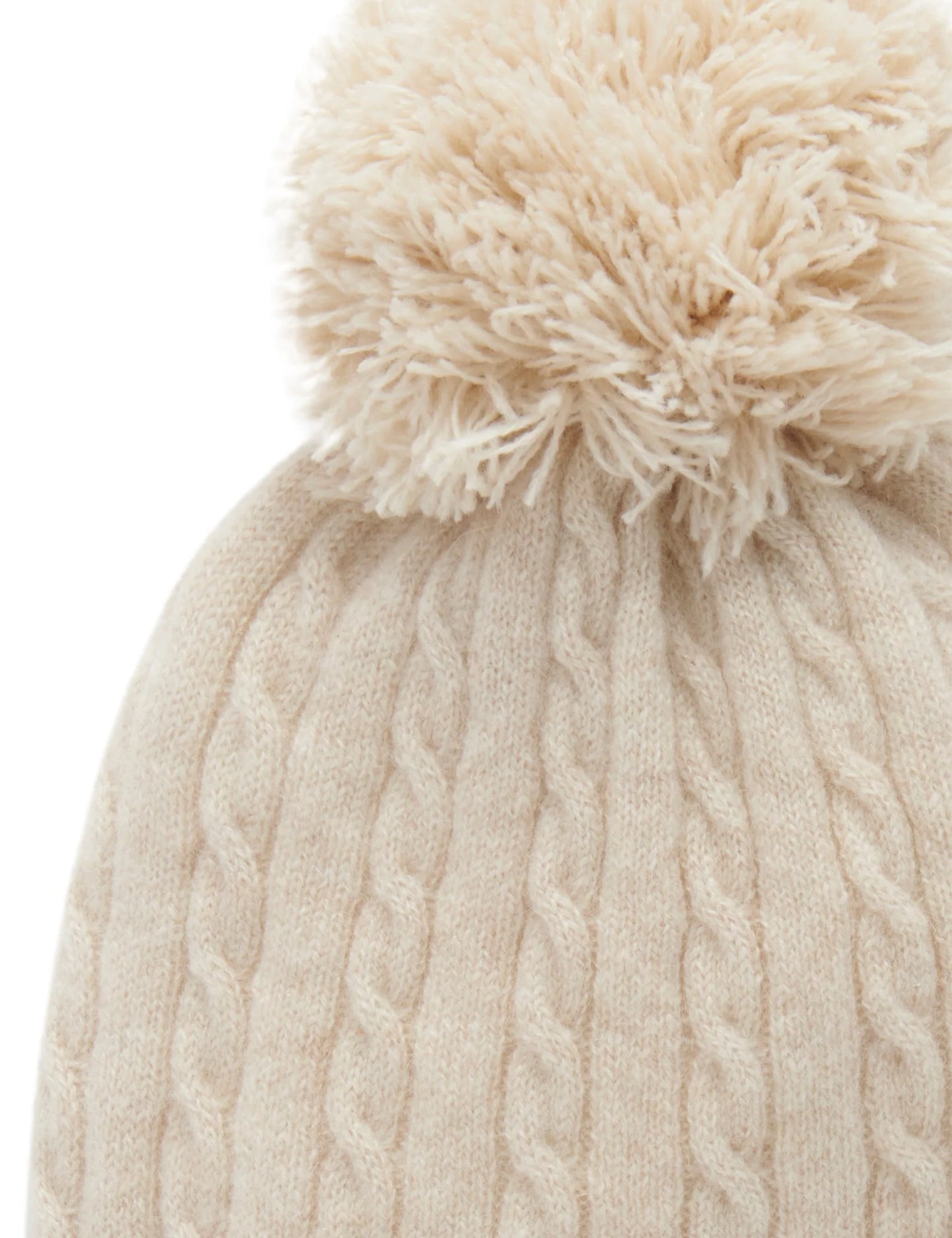 Cashmere Beanie in Camel