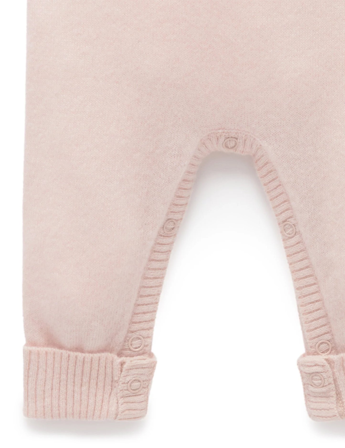 Cashmere Growsuit in Pale Pink