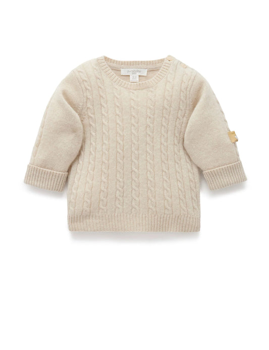 Cashmere Jumper in Camel