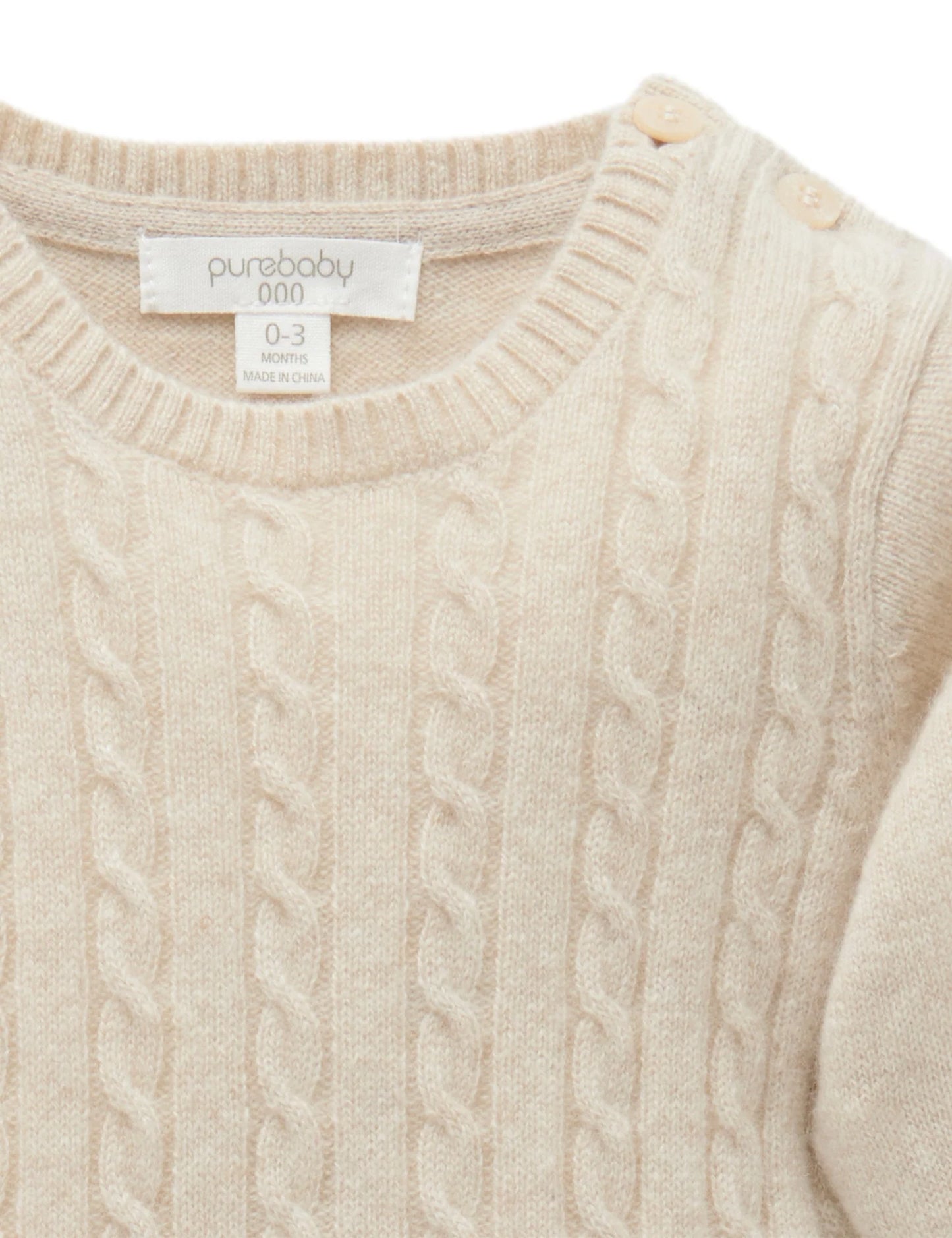 Cashmere Jumper in Camel