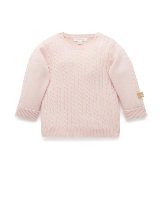 Cashmere Jumper in Pale Pink