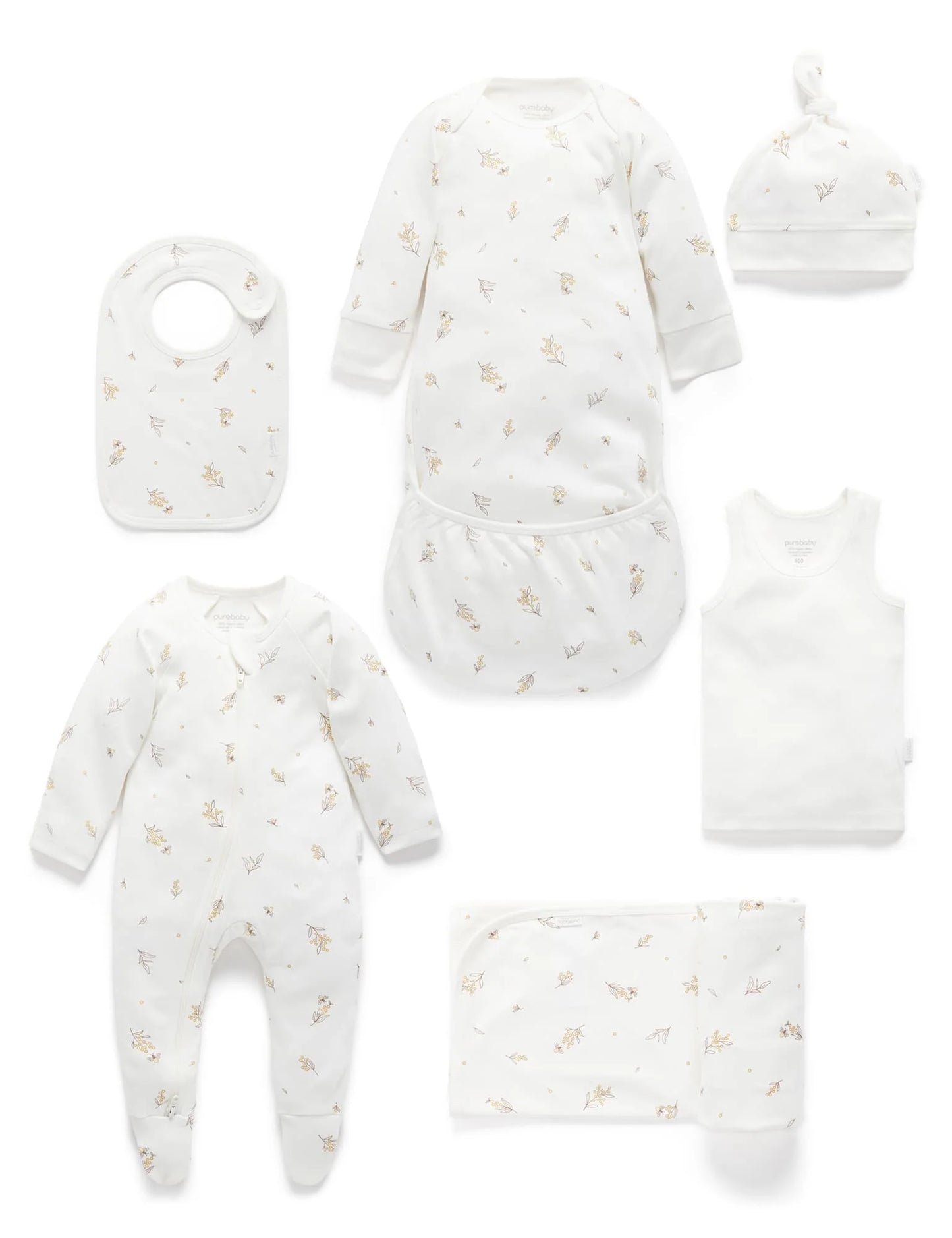 Vanilla Wattle Bee Newborn Hospital Pack