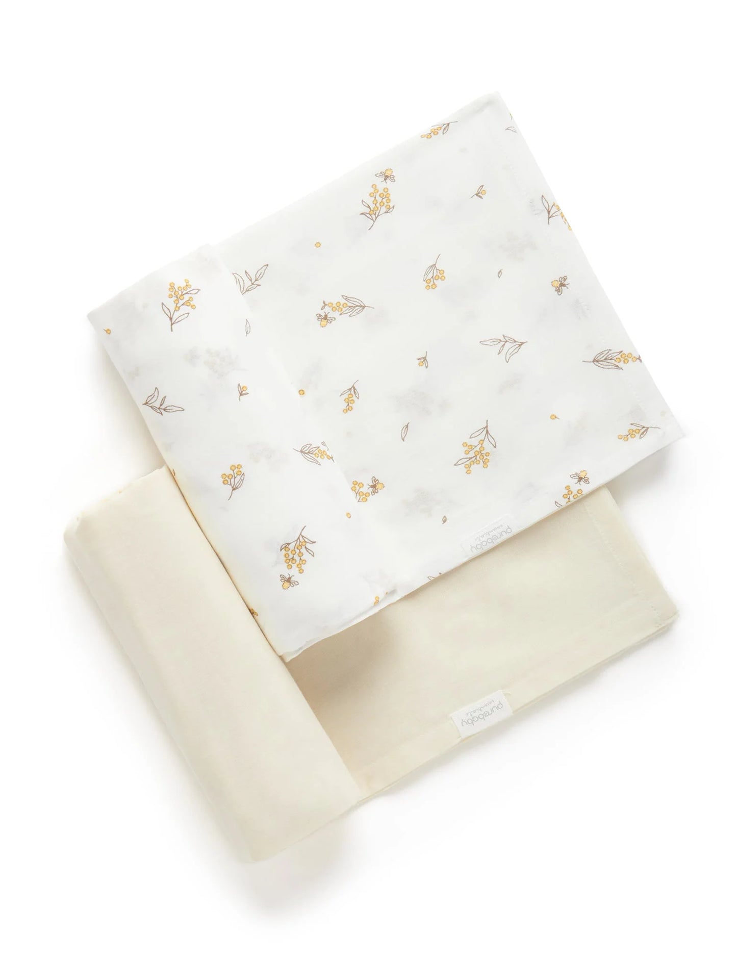 2 Pack Wattle Bee Muslin Wrap