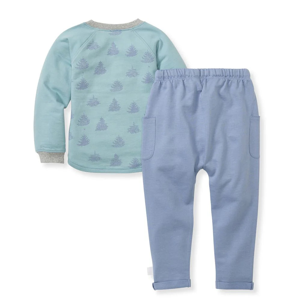 Icy Trees Boy Top and Pants Set