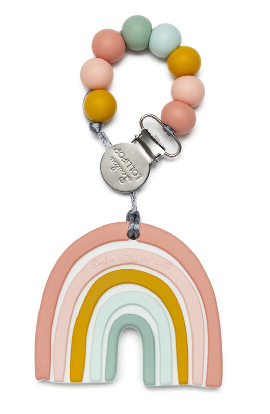 Silicone Teether Set - Pastel Rainbow