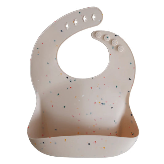 Silicone Baby Bib | Vanilla Confetti