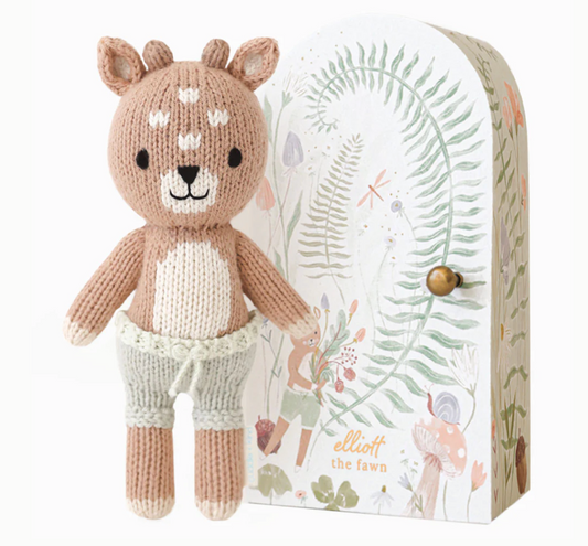 Tiny Elliott the fawn