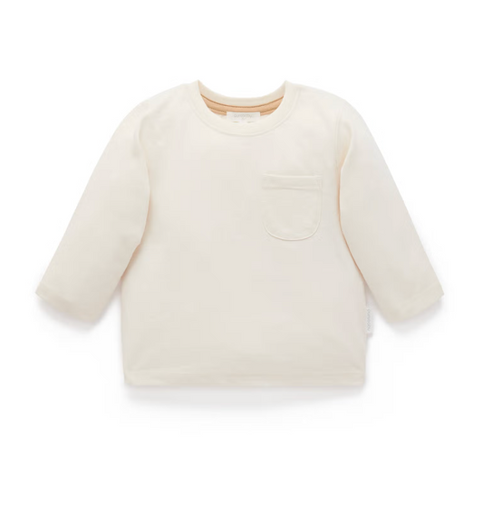 Basic L/SVL Tee in Cloud