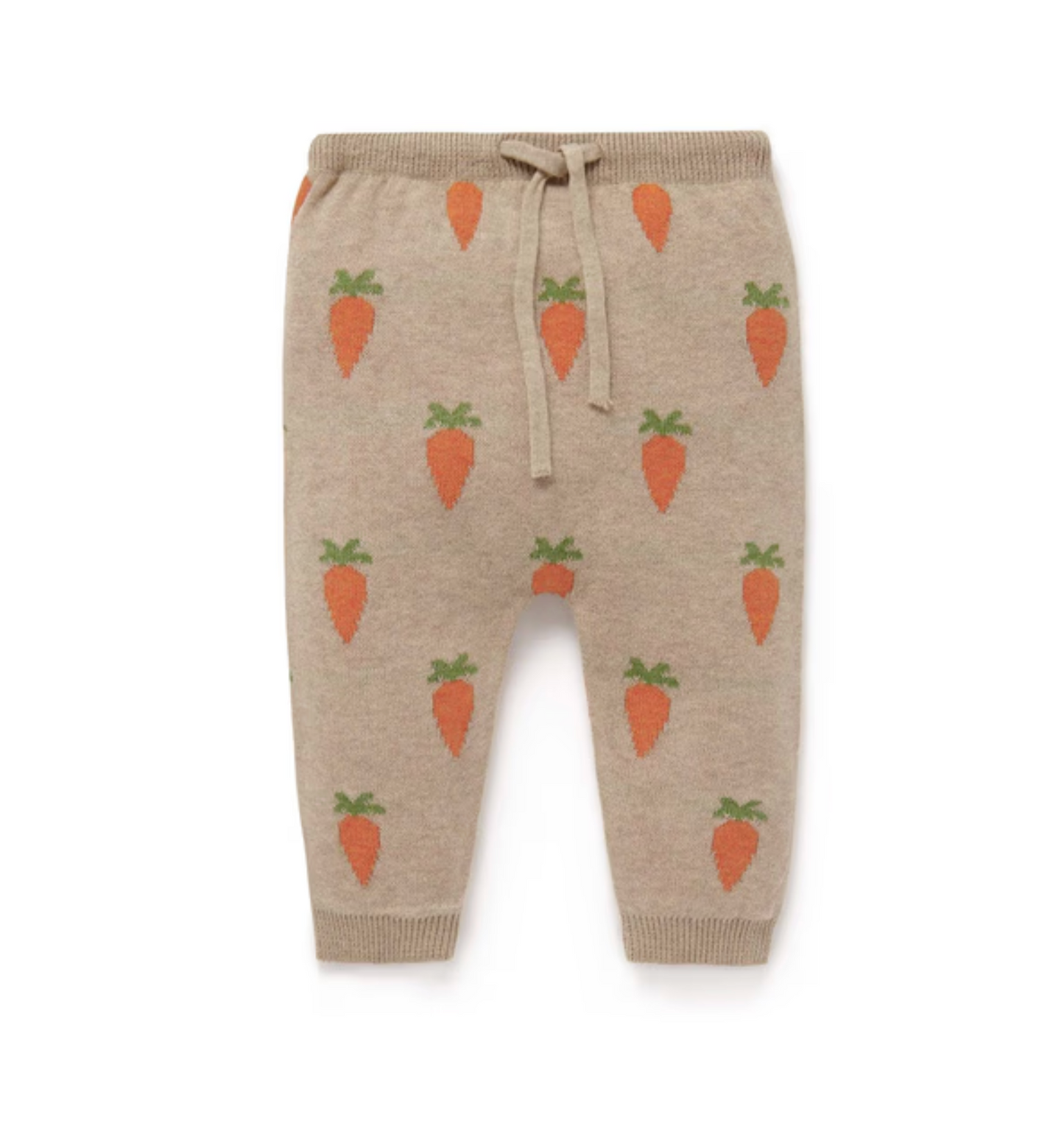 Jacquard Leggings in Carrot