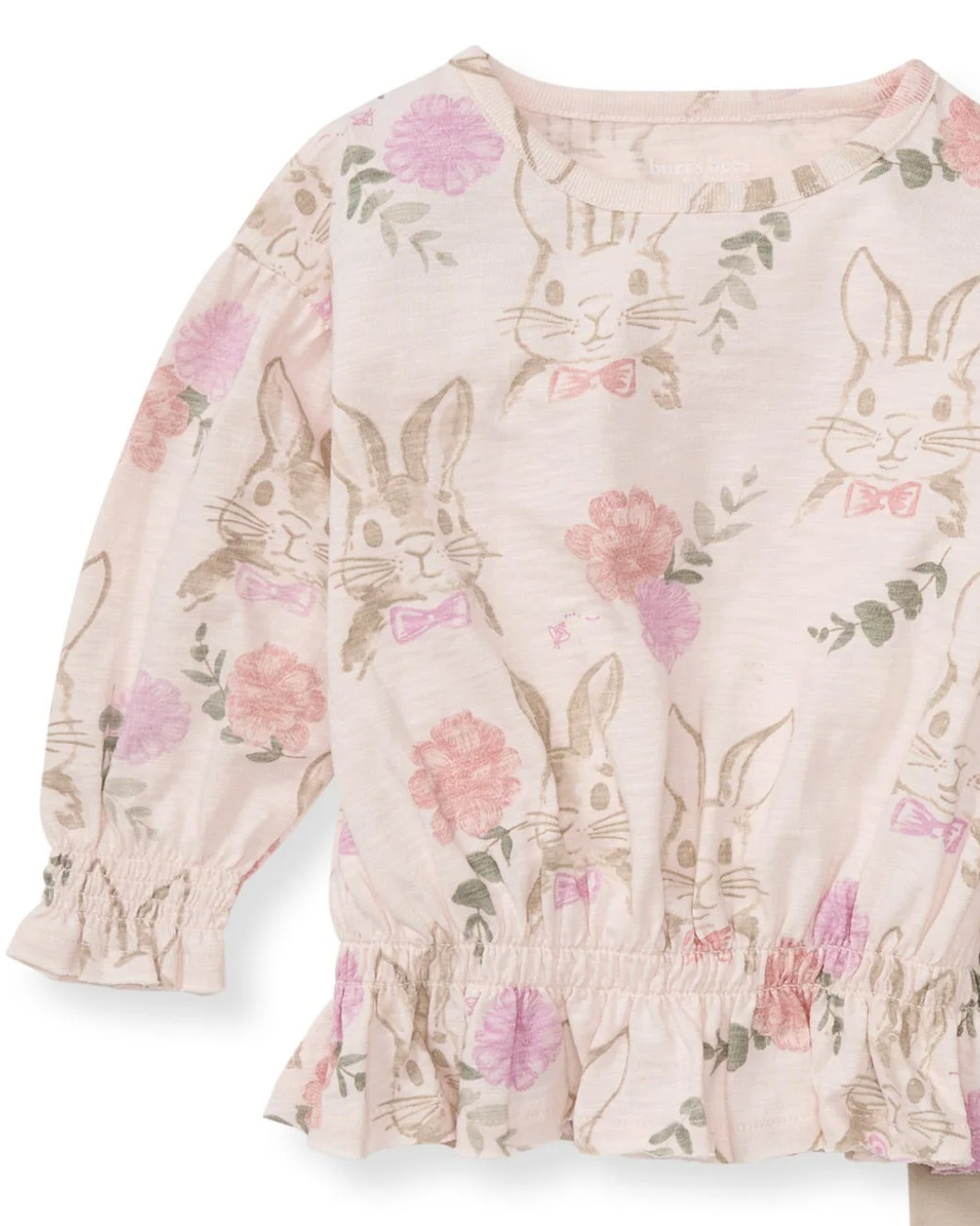 Bunny Floral Organic Cotton Shirt