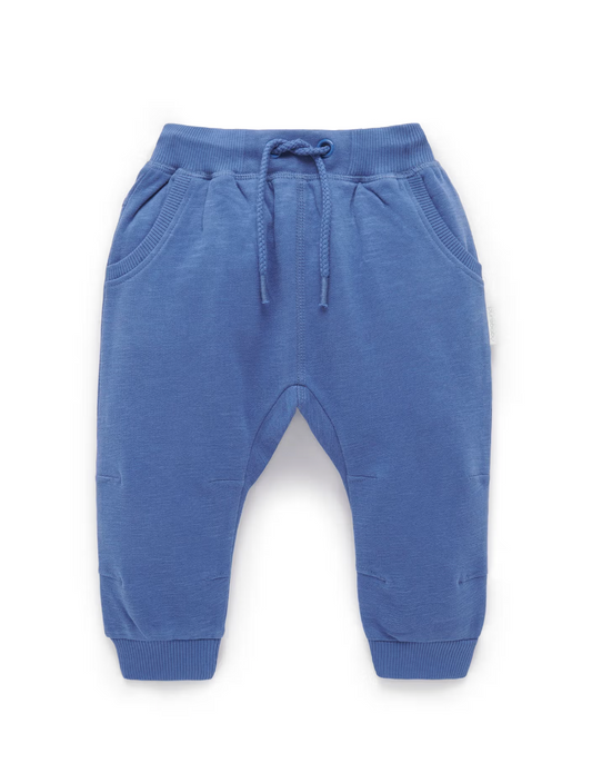 Slouchy Track Pant in Canal