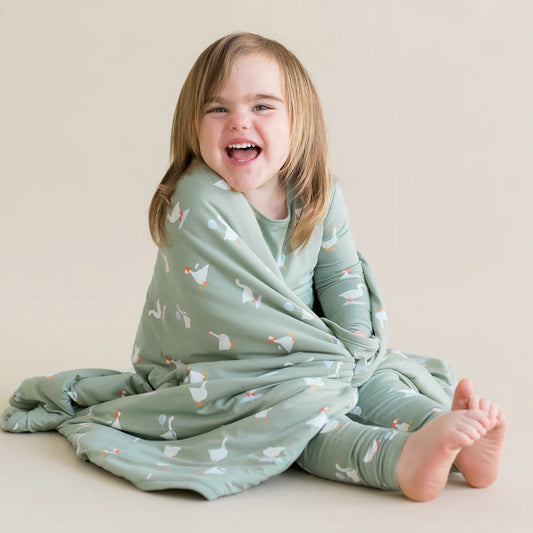 Toddler Blanket in Silly Goose