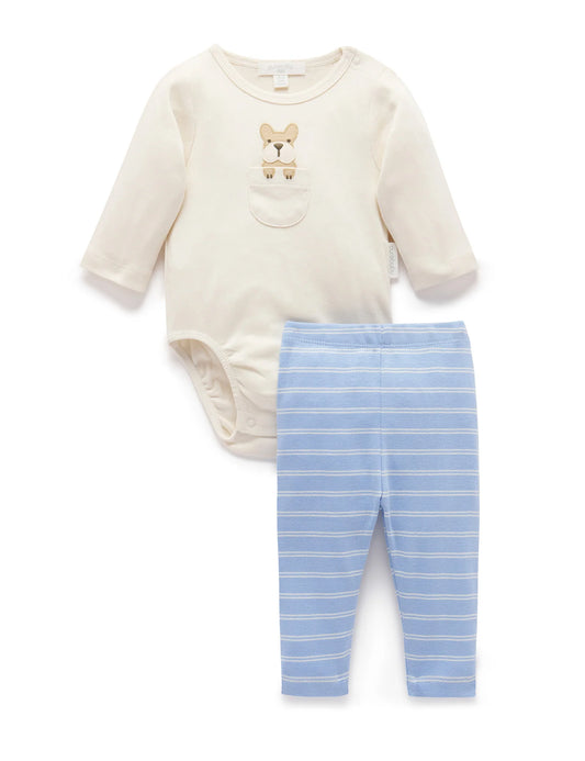 2 Piece Set in Surf Stripe