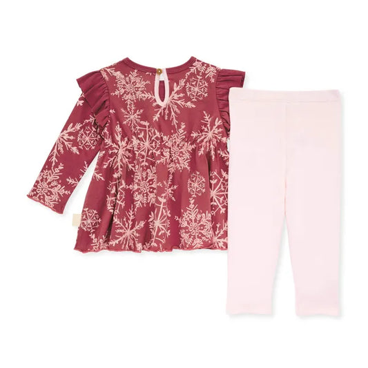 Vintage Painted Blizzard Tunic & Ribbed Leggings