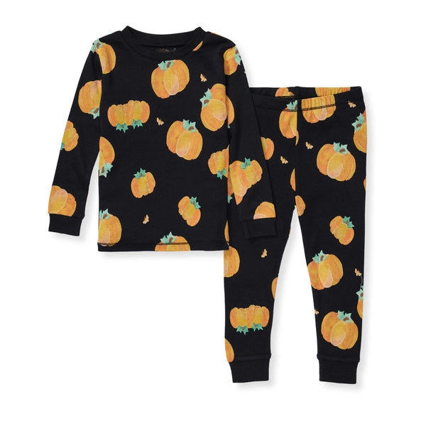 Midnight Pumpkins Organic Infant PJ Set