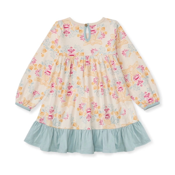 Honey Bee Toile Toddler Dress