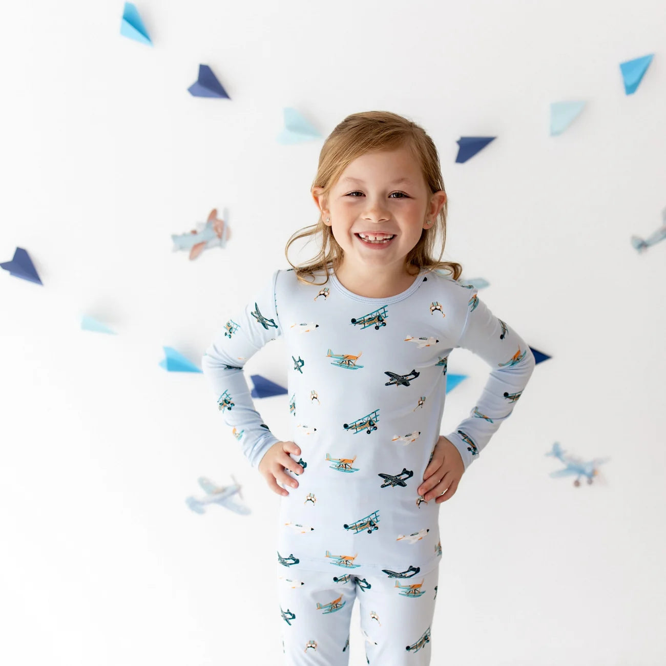 Long Sleeve PJs in Take Off