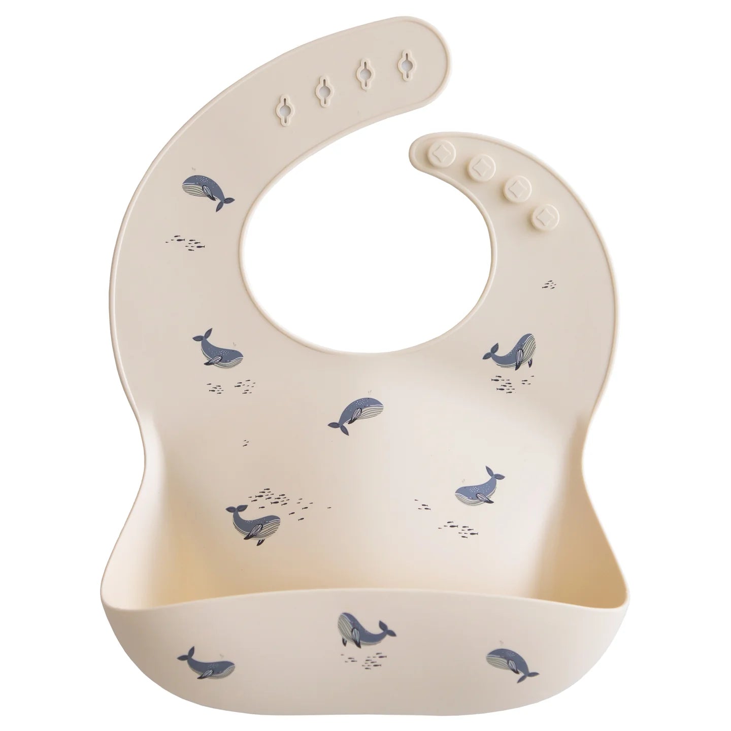 Silicone Baby Bib | Whales